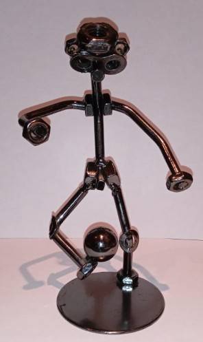 Nut and bolt figurine