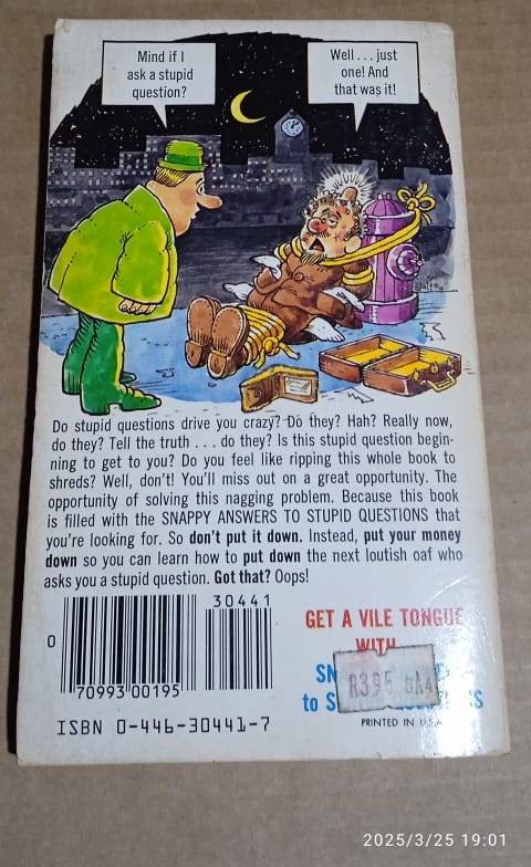 MAD's Snappy Answers to Stupid Questions