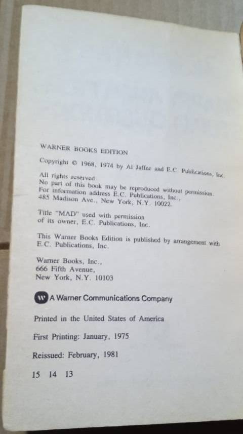 MAD's Snappy Answers to Stupid Questions