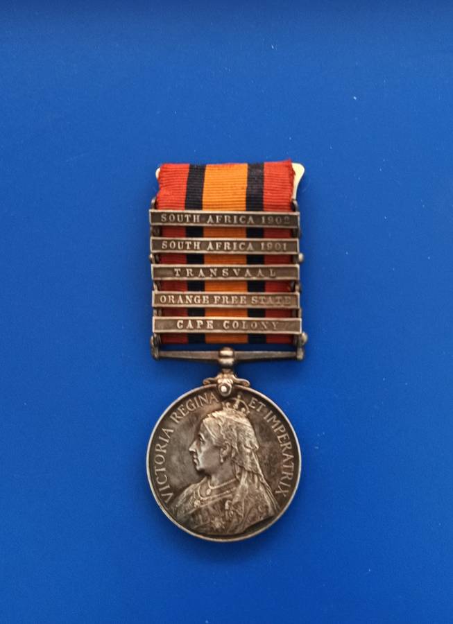ANGLO BOER WAR - QSA - 5 CLASPS - FULL SIZE