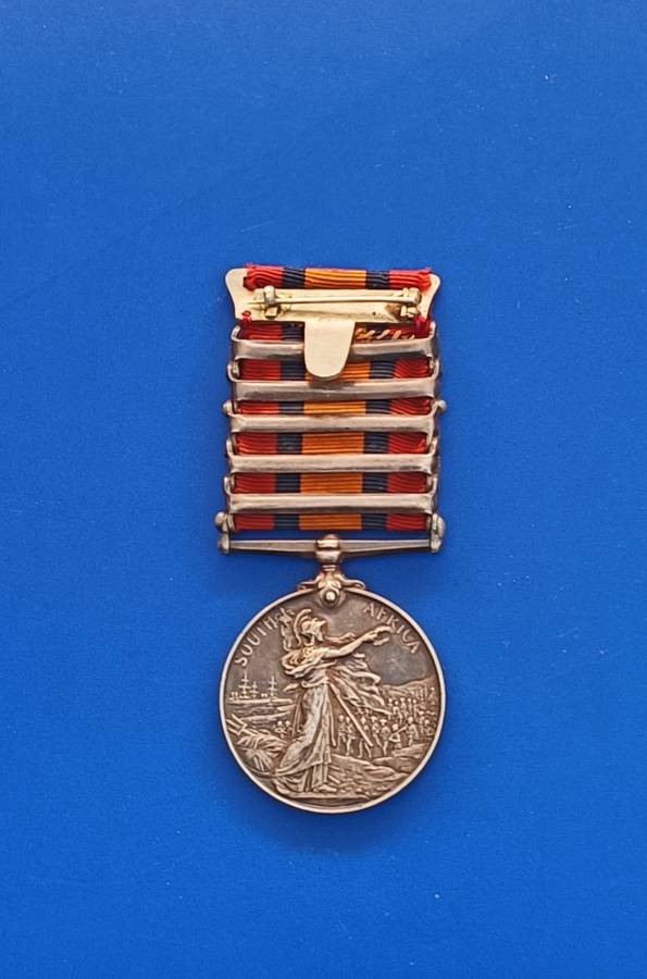 ANGLO BOER WAR - QSA - 5 CLASPS - FULL SIZE