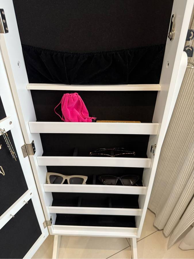 Mirror with Jewlery cupboard