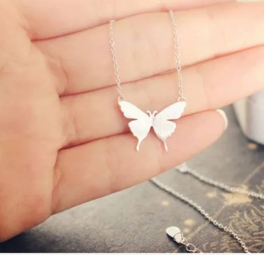 925 Silver Butterfly Necklace