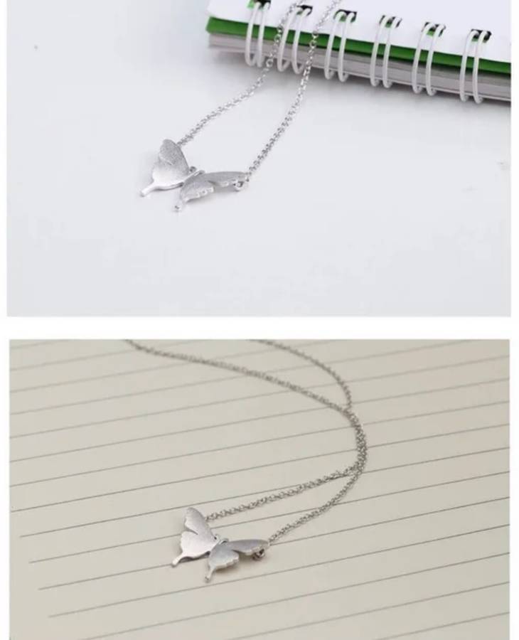 925 Silver Butterfly Necklace
