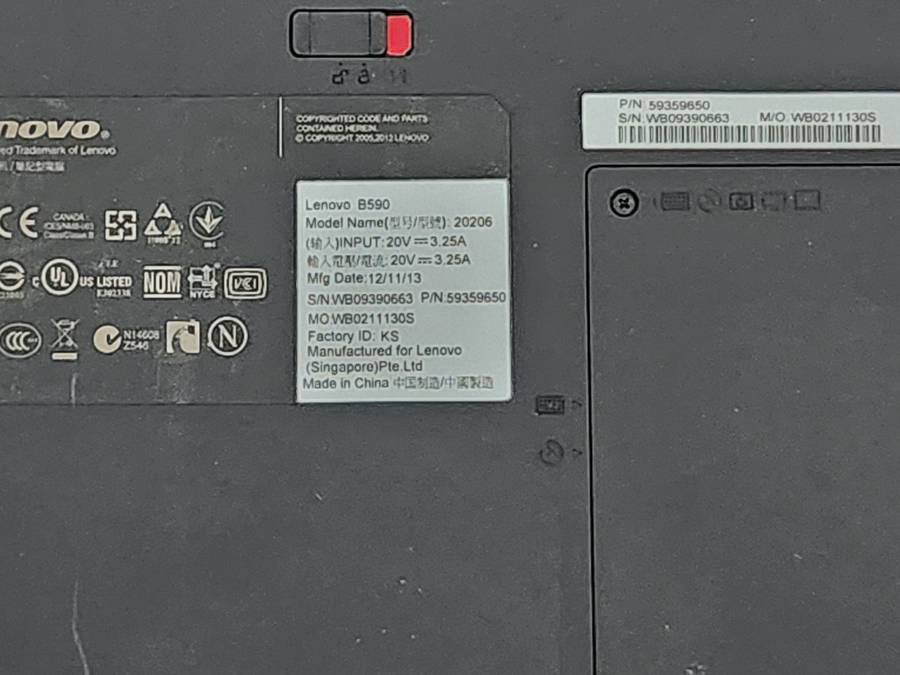 LENOVO B590 LAPTOP up for Grabs - ****** LOW LOW SHIPPING *****