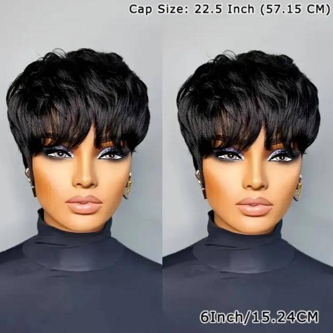 Brazilian Human Hair Pixie Wig | Grade 13A