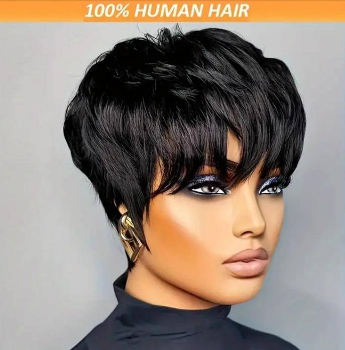 Brazilian Human Hair Pixie Wig | Grade 13A