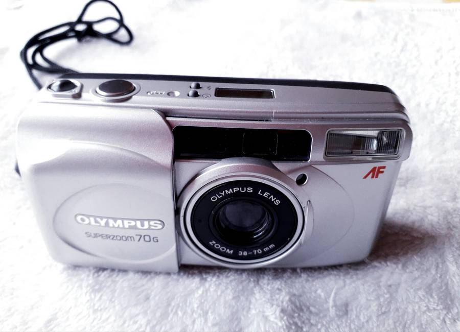 Vintage Olympus Camera with Protective Case | Secondhand