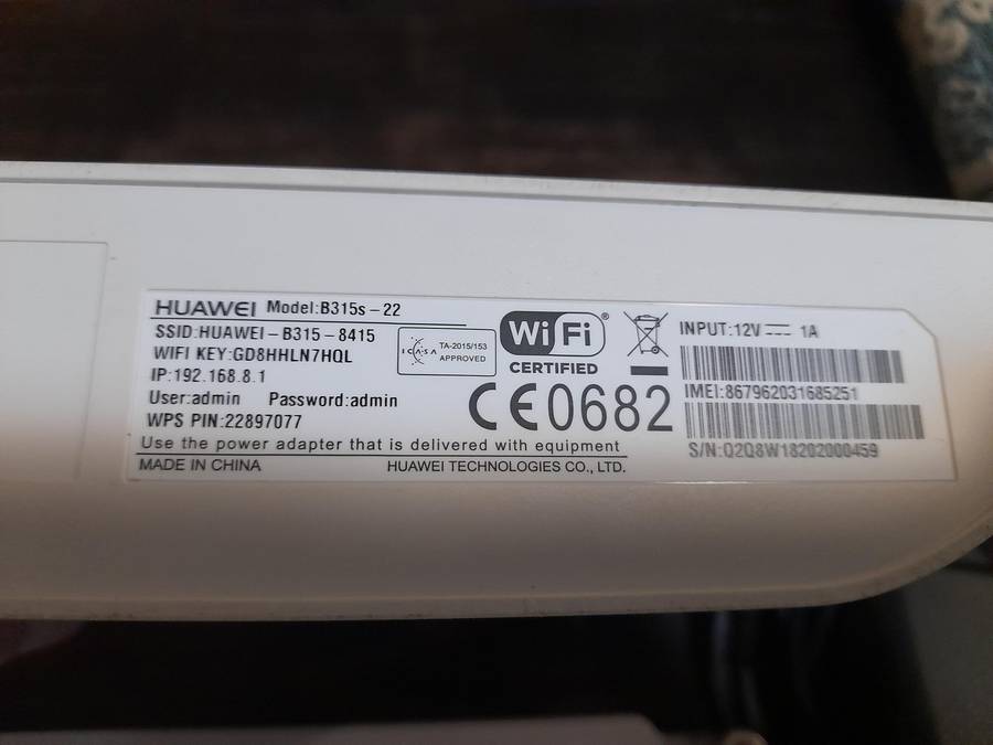 Huawei LTE B315s-22 Router + Netis Wifi Extender