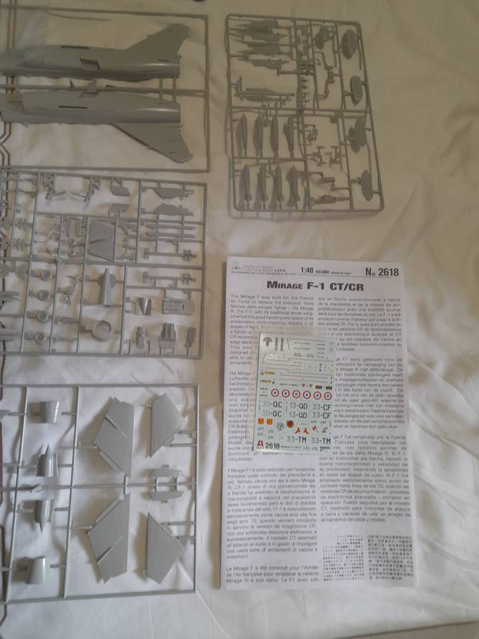 ITALERI 1/48 MIRAGE F1 CT/CR 2618 PLASTIC MODEL AIRCRAFT KIT