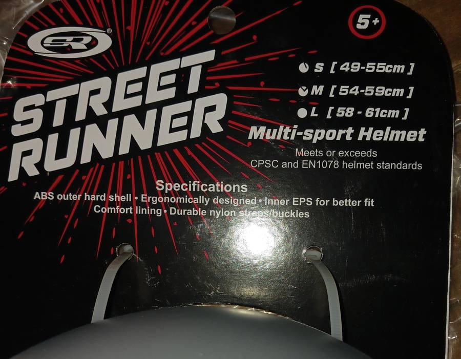Street Runner Extreme Sports Helmet/Head-Protective Gear (Medium) 1 bid for 2 units
