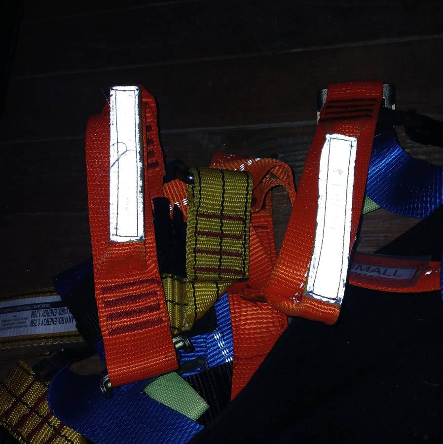 Full Body Safety Harnesses with Double Energy Absorbing Fall Arrest Lanyard and Belt) Large