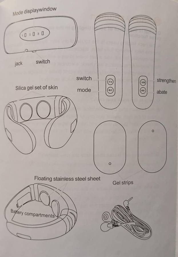 Intelligent Neck Massager and Stimulating Pad