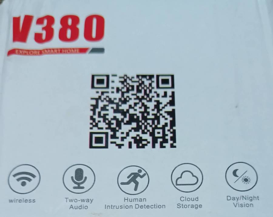 V380 SmartNet Wireless Pan Camera