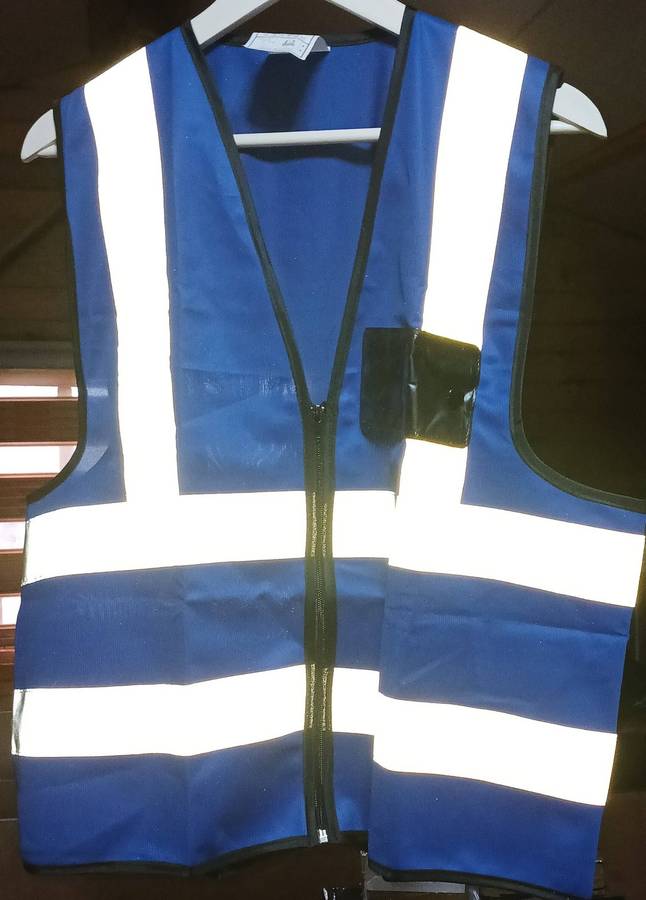 Reflective Safety Officer Re-usable Vests - 3 for 1 bid