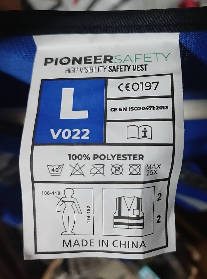 Reflective Safety Officer Re-usable Vests - 3 for 1 bid