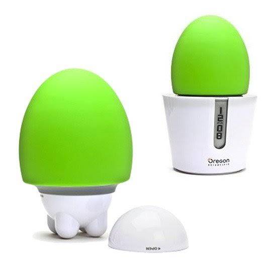 Oregon Scientific i.Comfort Mini Massager with Clock - Green