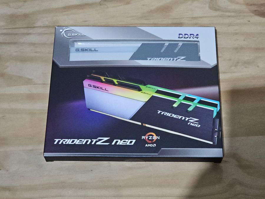 G.Skill F4-3600C18D-16GTZN Trident Z Neo 16GB (2x8GB) DDR4-3600MHz CL18 1.35V Black Desktop Memory
