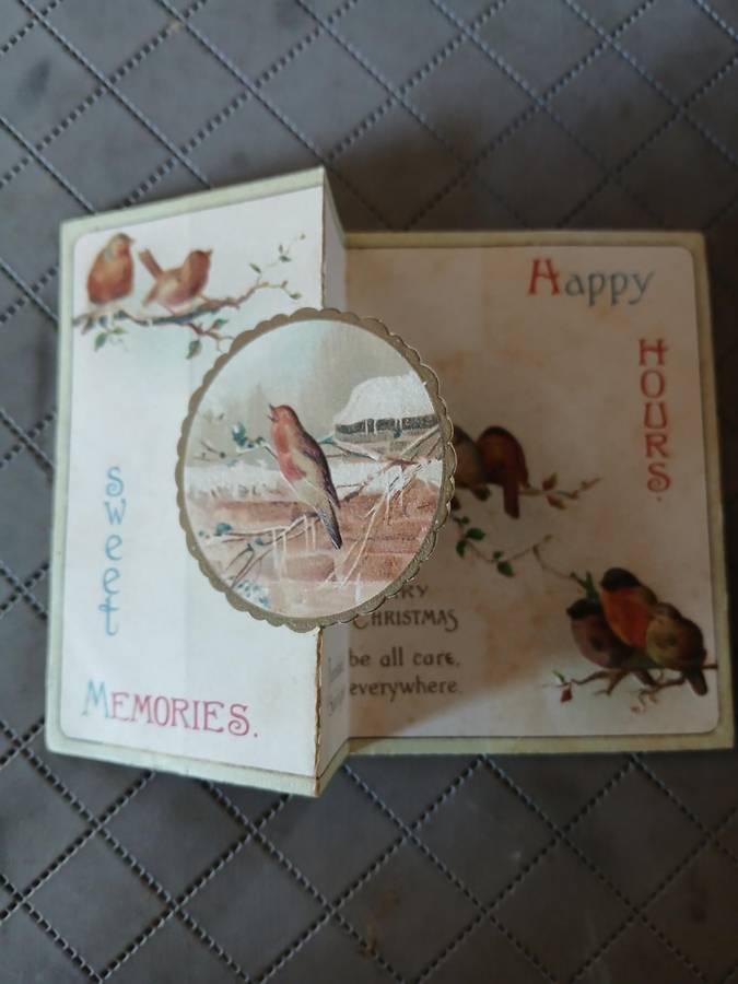 Vintage christmas greeting card