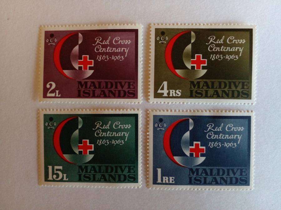 Maldives 1963 Red Cross Centenary