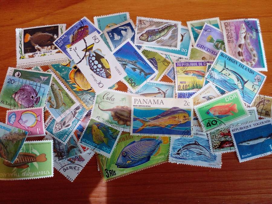 Thematic Selection: Marine Life 50 Stamps