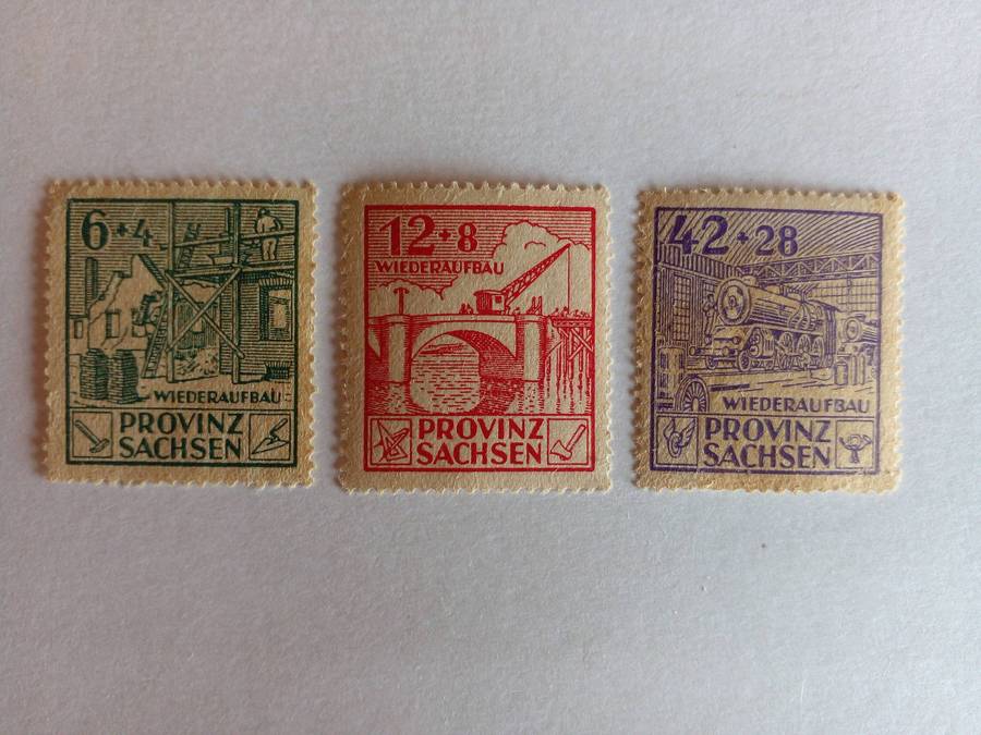Germany (Saxony Province) 1945 Reconstruction