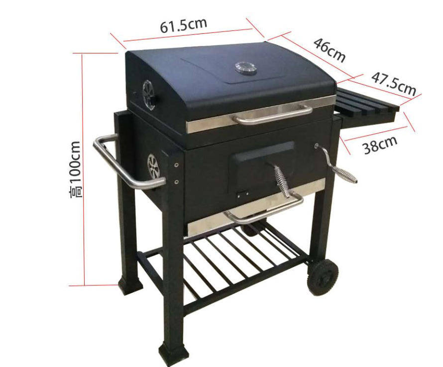 Heavy Duty BBQ Grill Braai Stand (62cm x 46cm x 106cm)