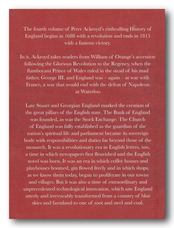 The History of England vol IV - Revolution by Peter Ackroyd (1st 2016)