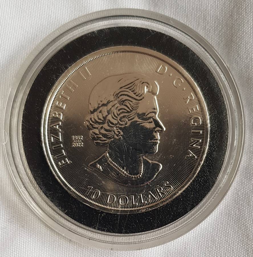 2023 Canada Silver Ice Age Smilodon Sabre-Toothed Cat (2 oz)