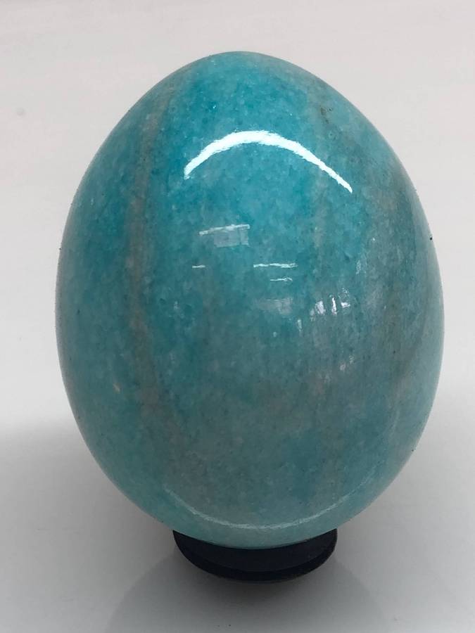 WOW !!! Stunning Amazonite stone egg - healing properties