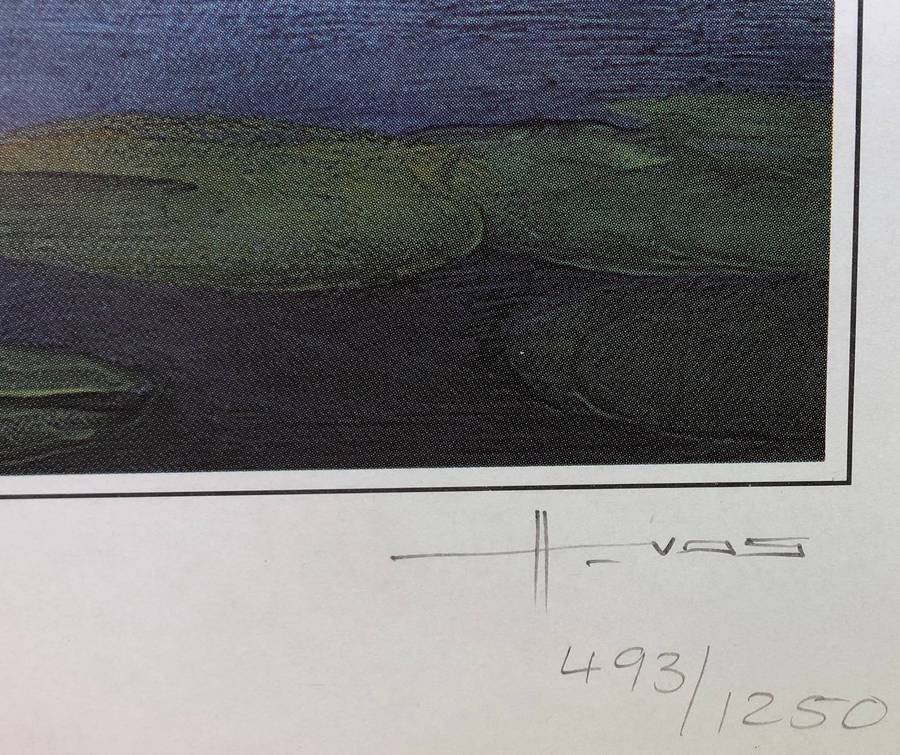 Henk Vos (SA 1946) Limited signed and numbered edition 493 / 1250 - titled