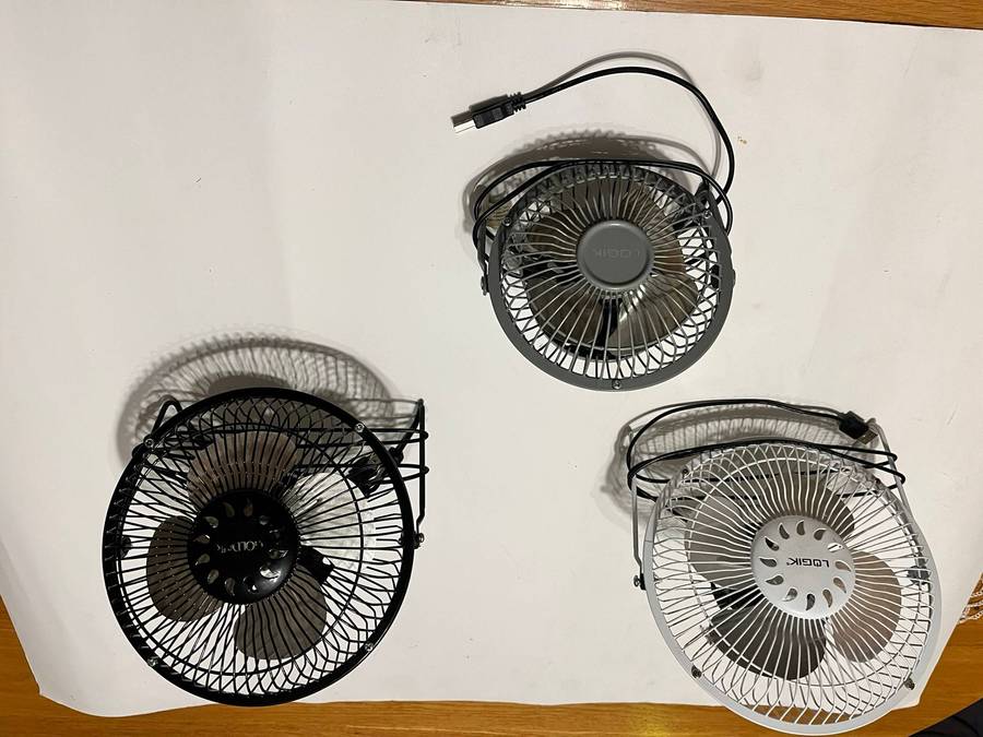 3 x Desktop Cooling Fans