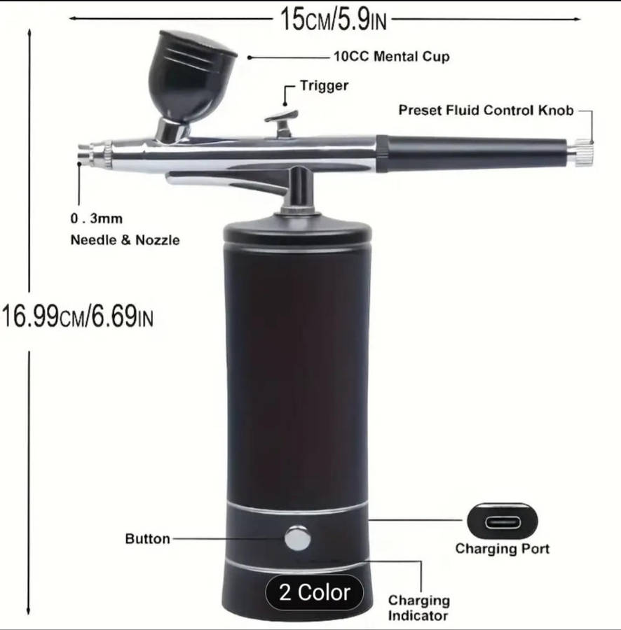 Mine Airbush kit with compressor professional & Portable