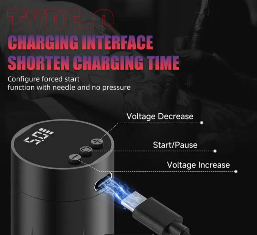 Professional Wireless Tattoo Pen kit