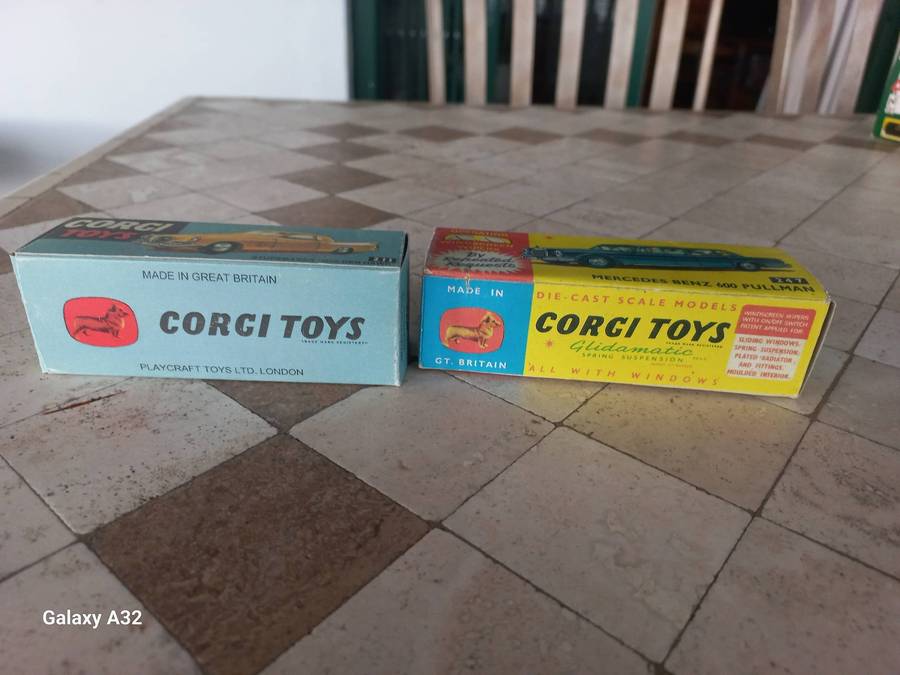 Corgi reproduction boxes