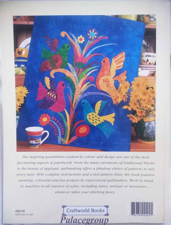 Bright & Beautiful, Quilts, Patchwork & Quilting, Craftworld Books, Colour Photo`s, Paperback, Pg 95