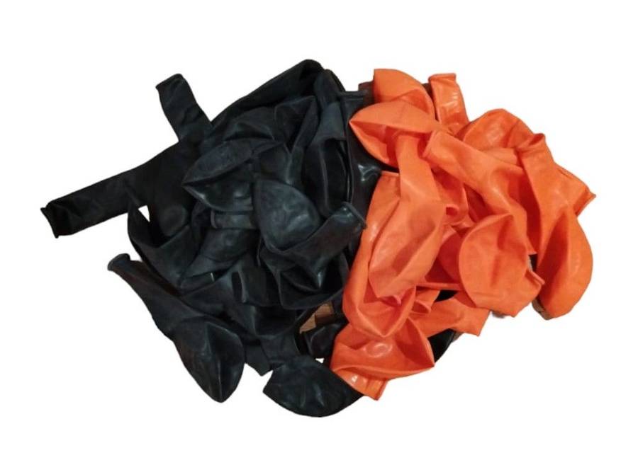 Halloween Themed Party Balloon Pack - Including Balloon Chain ( 53 Pieces)
