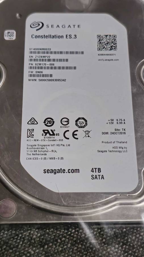 SEAGATE 4TB HDD