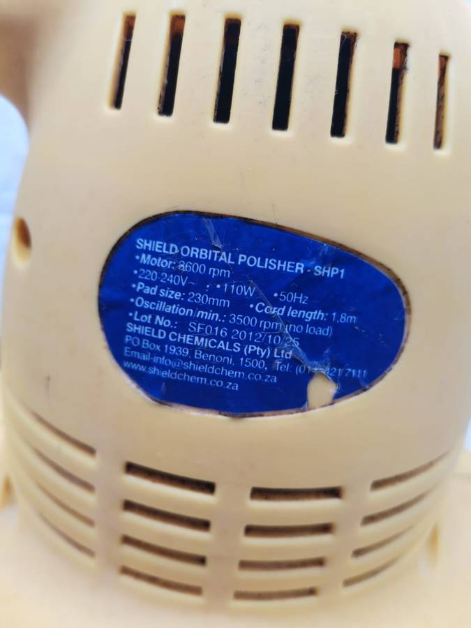 SHIELD ORBITAL POLISHER SHP1 110W-- TRUSTED BRAND