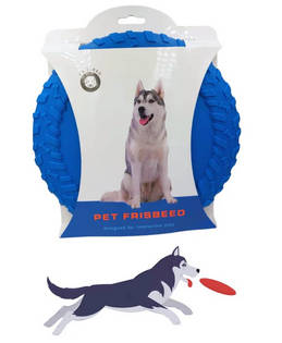 Pet Frisbee RED & BLUE COLORS