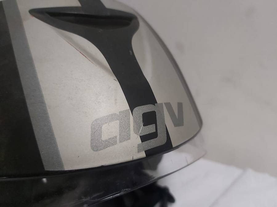AGV HELMET MOTORBIKE-BLACK--WITH INNER