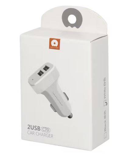 2A Fast Charging Dual-Port Car Charger