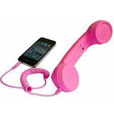 COCO PHONE Radiation free Phone 3.5 mm Wired Retro Handset Receiver (White)