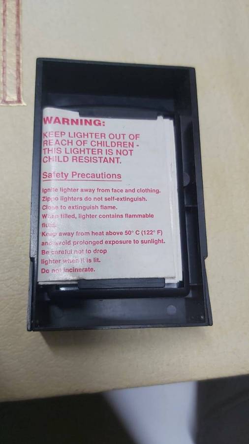 ZIPPO USA LIGHTER WITH CASE AND MANUAL-- COLLECTORS DREAM