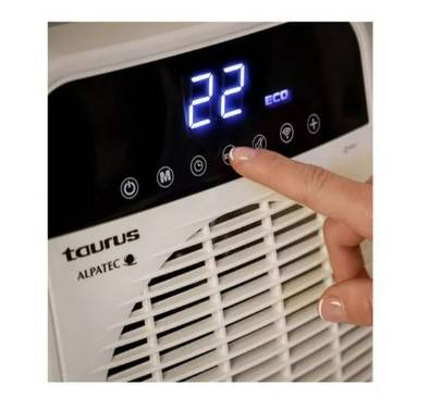 Taurus Heater Floor Fan Cream Wi-Fi Enabled , 2 Heat Settings 2000W