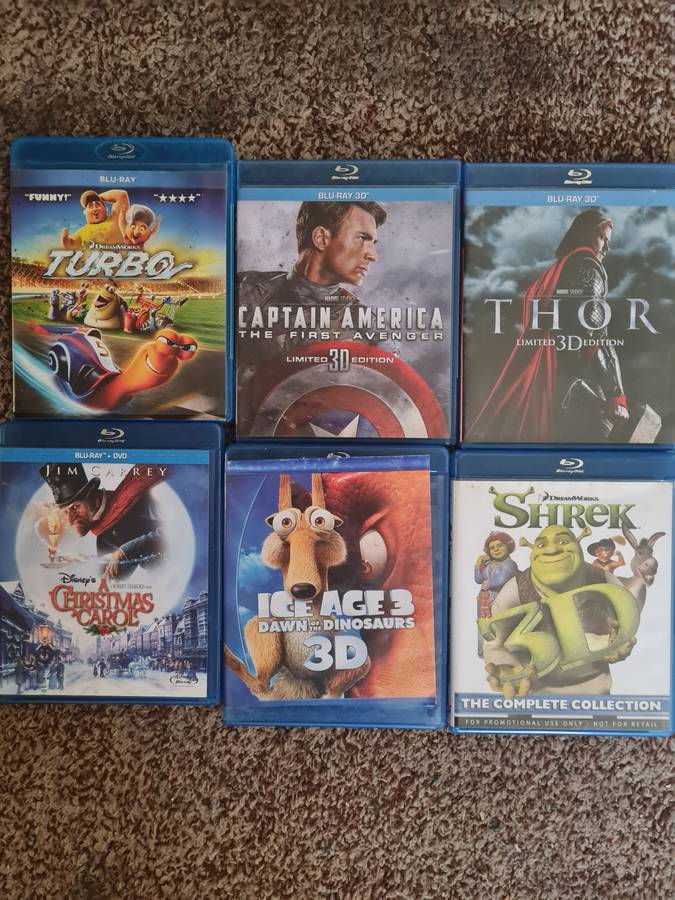 6 Blu-ray DVDs great condition: