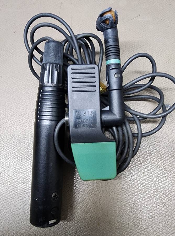 AKG Drum Kit Microphone Set : 1 x D112 & 5 X C418 (Secondhand)