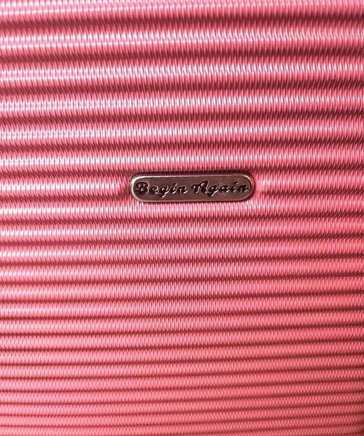 Pink 3-Piece Hard Shell Luggage Set with Spinner Wheels, TSA Lock & Stylish Ribbed Textured Design