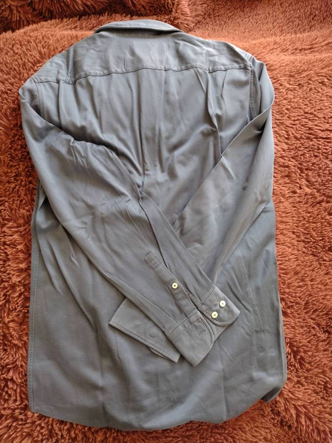 Hugo Boss Dark Blue Long Sleeved Buttoned Shirt