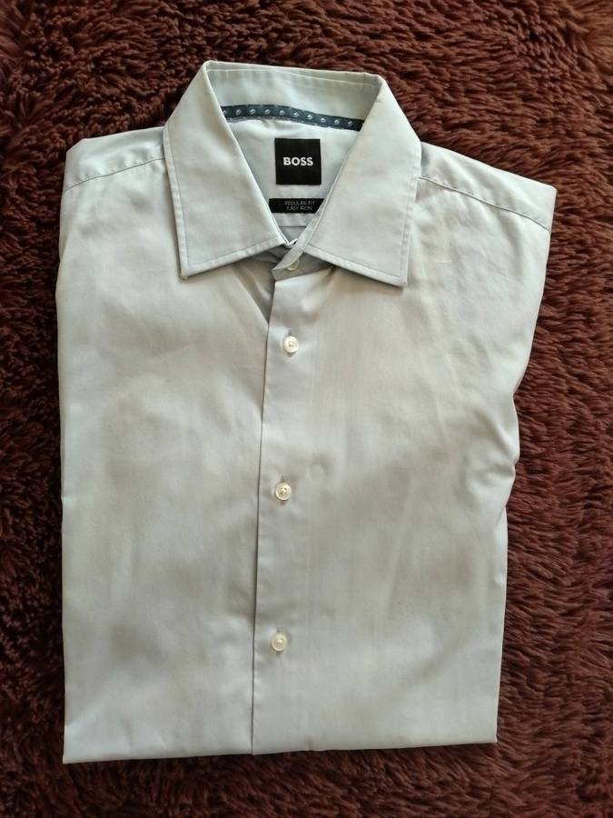 Hugo Boss Light Blue Long Sleeved Buttoned Shirt